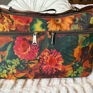 Brand New Patricia Nash Alatri Multicolor Crossbody Handbag